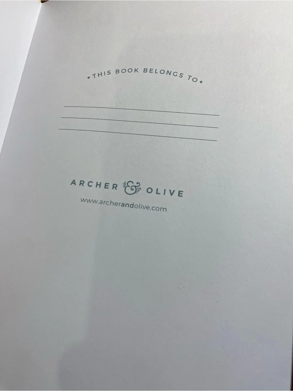 Archer & Olive yellow dot grid Journal